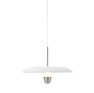 Lampa wisząca Kantarell 55 cm niklowana New Works