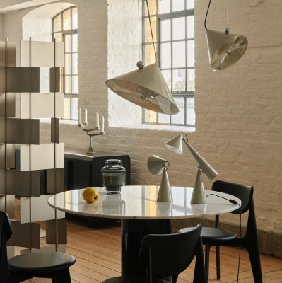 Lampa wisząca Pose 25 cm beżowa Tom Dixon