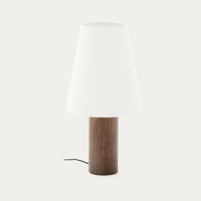 Lampa stołowa Marga brązowa Kave Home