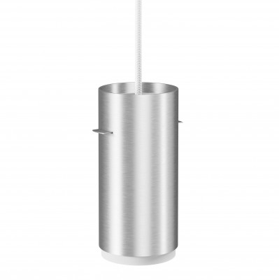 Lampa wisząca Tube 16 cm aluminium szczotkowane Moebe