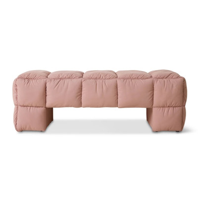 Ławka Puffy różowa HKliving
