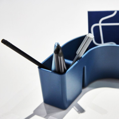Organizer biurkowy S-Tidy niebieski Vitra