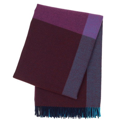 Pled Colour Block niebiesko-bordowy Vitra