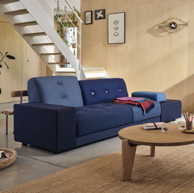 Pled Colour Block czarno-niebieski Vitra