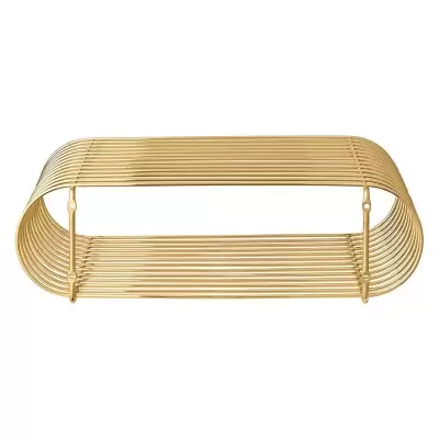 Półka Curva 40 cm złota AYTM