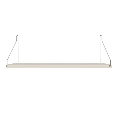Półka Single 60 cm biała - stalowe wsporniki Frama