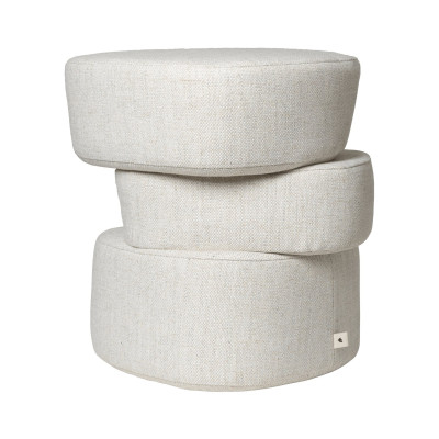 Pufa Plyo 43 cm złamana biel Ferm Living
