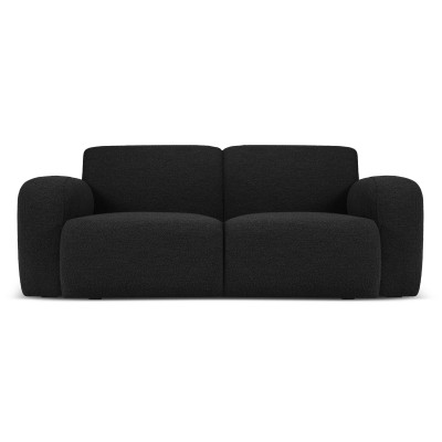 Sofa 2-osobowa Molino czarna Micadoni
