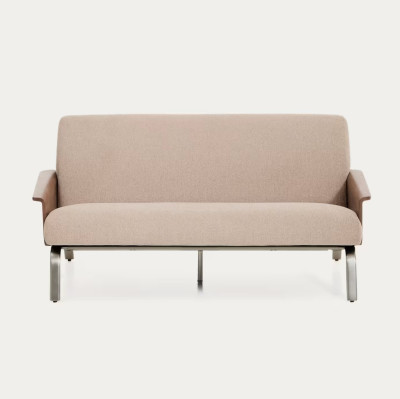 Sofa Amsen 2-osobowa jasnobrązowa Kave Home