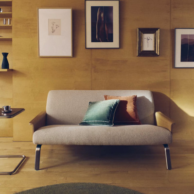 Sofa Amsen 2-osobowa beżowa Kave Home