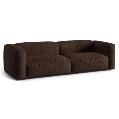Sofa Martina 3-osobowa brązowa Micadoni