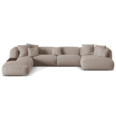 Sofa narożna modułowa Martina ciemnobeżowa Micadoni