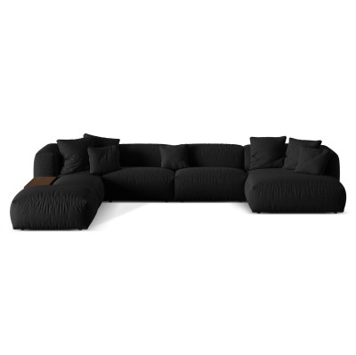 Sofa narożna modułowa Martina czarna Micadoni