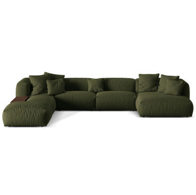 Sofa narożna modułowa Martina zielona Micadoni