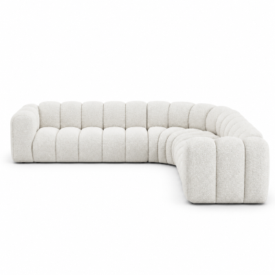 Sofa narożnikowa Lupine biała Micadoni