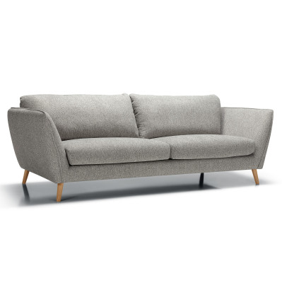 Sofa Stella 3 seater Snake Light Grey Sits