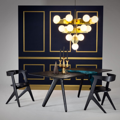 Stół Slab 200 cm czarny Tom Dixon