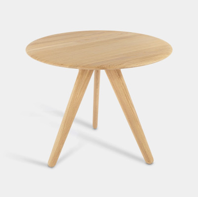 Stół Slab 90 cm naturalny dębowy Tom Dixon