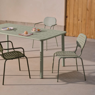 Stół ogrodowy Brai 180 cm turkusowy kave home