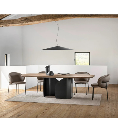 Stół Twins 200 cm orzech canaletto Calligaris