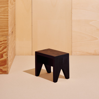 Manolito Hocker 30 cm schwarz HAY