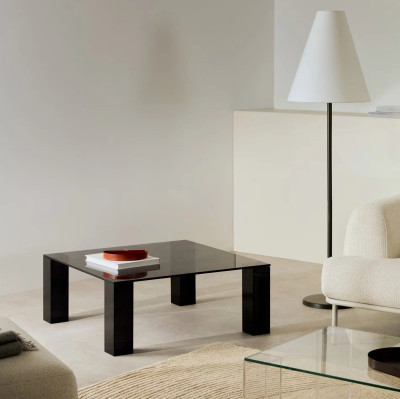Stolik kawowy Adularia 85 cm ciemnoszary kave home