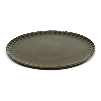 Talerz obiadowy Inku 27 cm zielony Serax