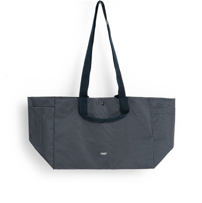 Torba na zakupy Grid Weekend Bag ciemnoniebieska HAY