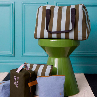 Iona Matcha Wochenendtasche aus Bio-Baumwolle