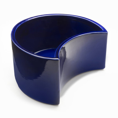 Wazon 9563 V-BOL High ciemnoniebieski Zanotta