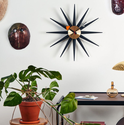 Zegar ścienny Sunburst multikolor Vitra