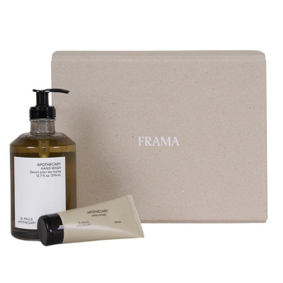 Zestaw upominkowy żel do mycia rąk i krem do rąk Apothecary Frama