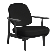 Fotel Fred Christianshavn 1175 - Czarny Jesion Fritz Hansen