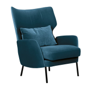 Fotel Alex Classic Velvet Navy Blue Sits