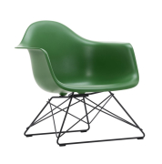 Fotel Eames Plastic Armchair Lar Zielony - Czarna Podstawa Vitra