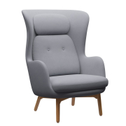 Fotel Ro Jh2 Tkanina Christianshavn Light Grey Fritz Hansen
