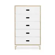 White Cabin Chest Of 5 Drawers Normann Copenhagen