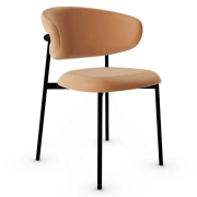 Krzesło Oleandro Metalowa Podstawa Cognac Calligaris