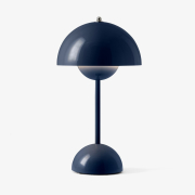 Lampa Stołowa Flowerpot Vp9 Steel Blue Andtradition
