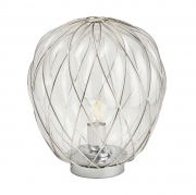 Lampa stołowa Pinecone 36 cm transparentna Fontana Arte