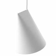 Lampa wisząca Ceramiczna Wide biała Moebe