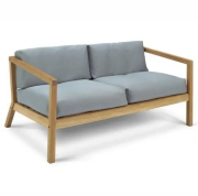 Sofa Ogrodowa Virkelyst 2 Os. Szara Skagerak