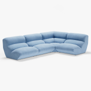 Sofa Narożna Hi Lo Av54 Av55 Błękitna Andtradition