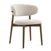 Krzesło Oleandro Boucle Beżowe Calligaris
