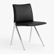 Krzesło Kape If7 Podstawa Polerowane Aluminium - Tapicerka Noble Leather &Tradition