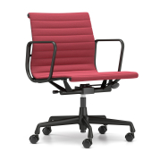 Krzesło Biurowe Aluminium Ea 117 Tkanina Track Magenta - Podstawa Czarna Vitra