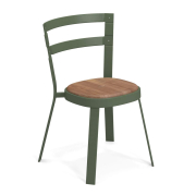 Thor Teak Green Emu Garden Chair