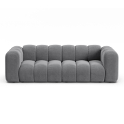 Sofa 3-Osobowa Lupine Szary Welur Micadoni